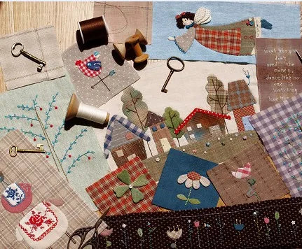 20*20cm 20 pcs Yarn Dyed Japanese Fabric Handmade DIY Patchwork Quilt Craft Fabric bundles Applique Sewing Quilting Cloth