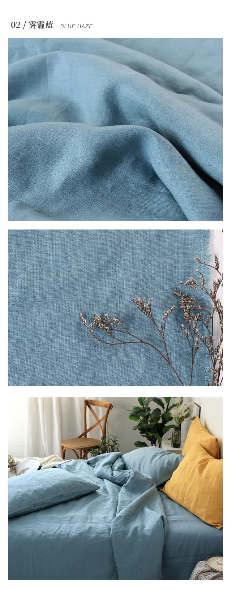 100% Pure Linen Soft Fabrics For Sewing Diy Handmade 280x50cm
