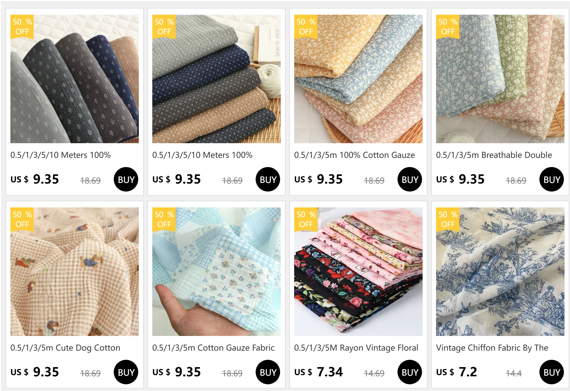 100% Linen Sewing Fabric Solid Color Natural Plant Dyed Fabric For Sewing Tops, Pants, Skirts Breathable Materials By 2 Yards